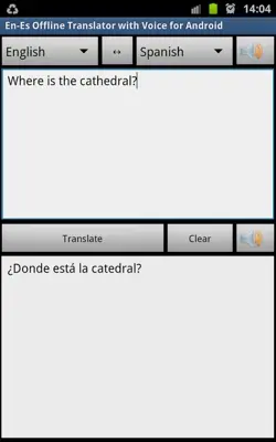 En-Es Free Offline Translator android App screenshot 0